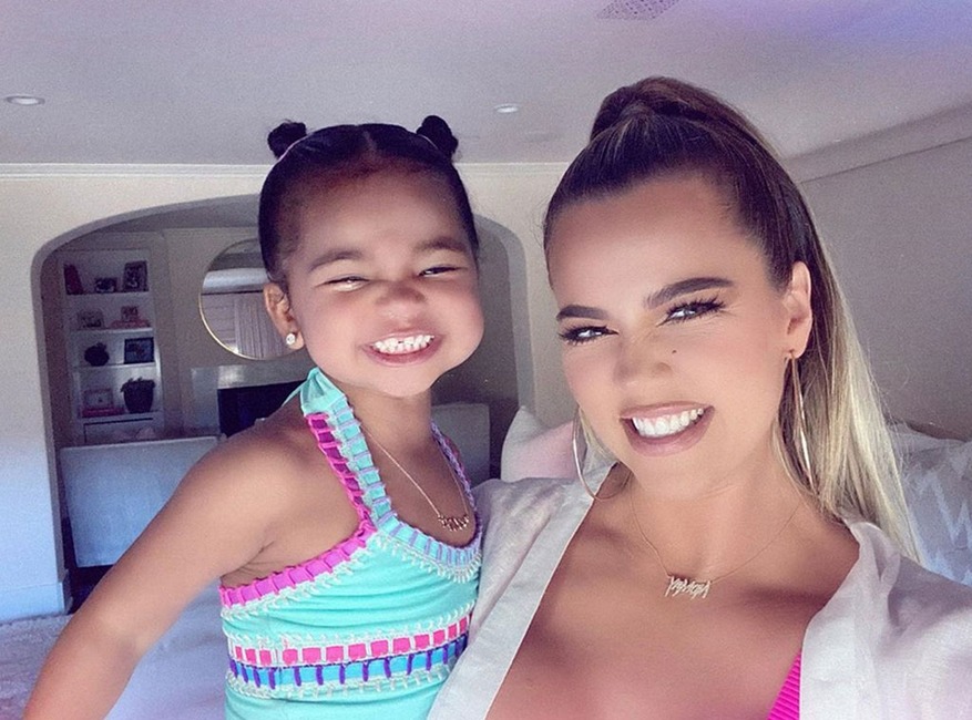 Khloe Kardashian, True Thompson, Instagram